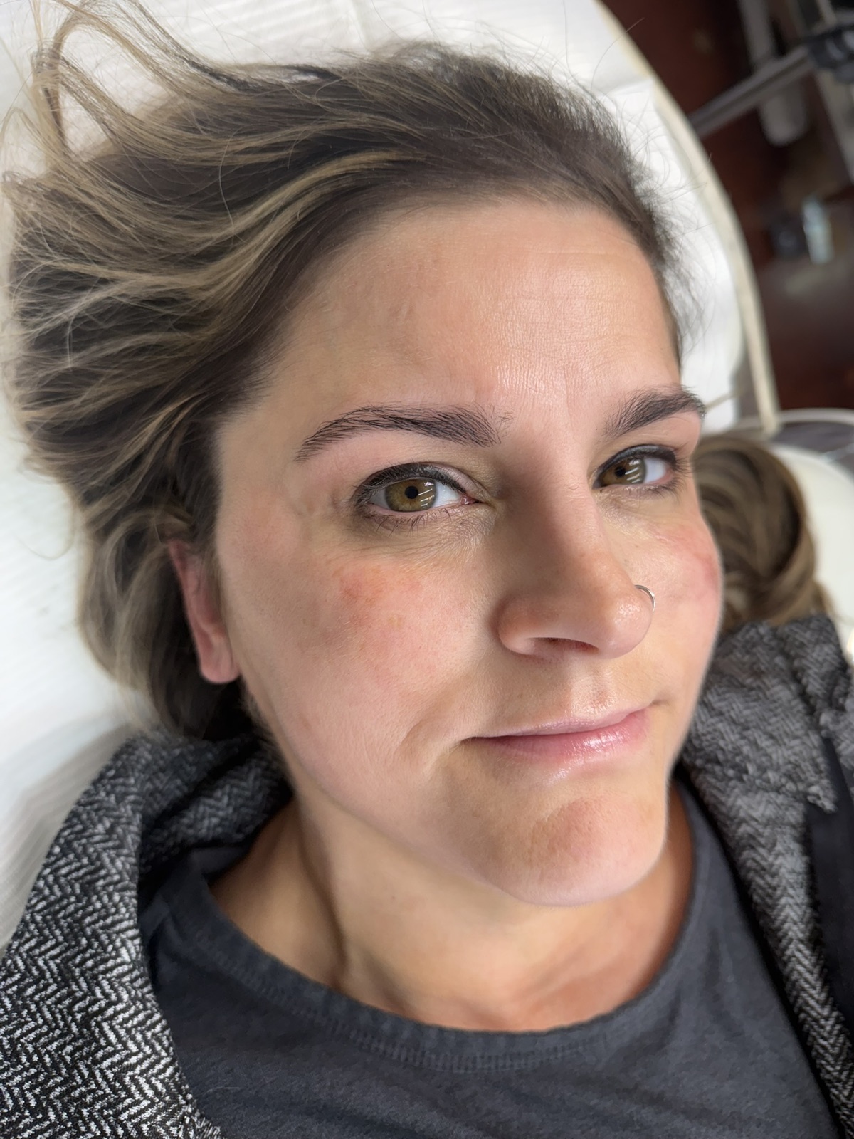 Permanent eyeliner result